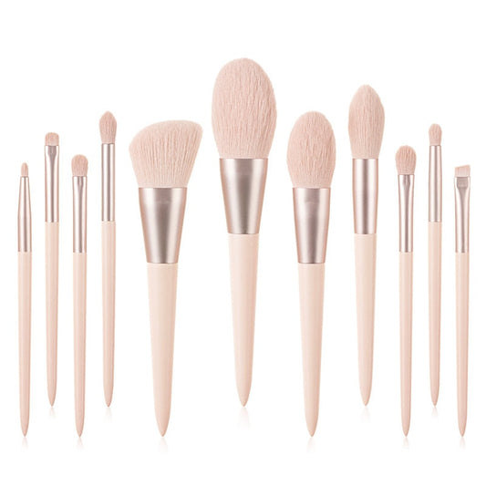 Pink Makeup Brush Set