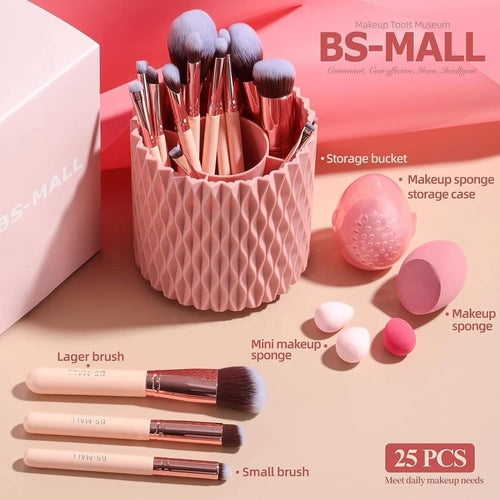Makeup Brushes With Case Set