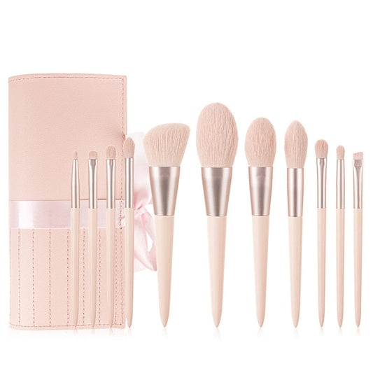 Pink Makeup Brush Set