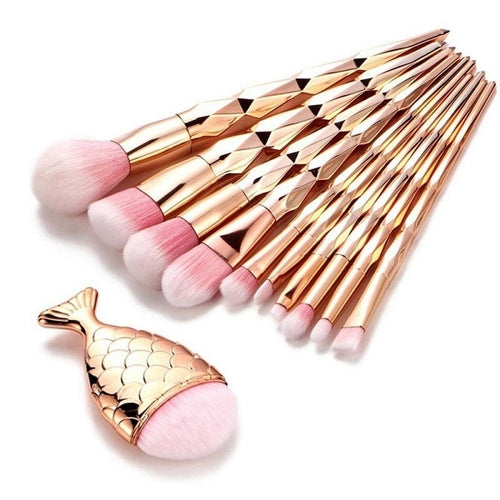 Rose Gold Brushes Set