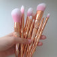 Rose Gold Brushes Set
